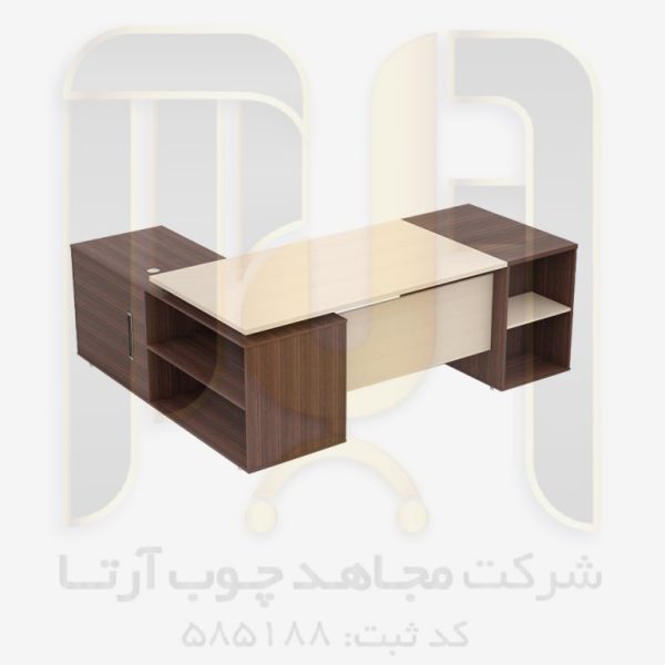 میز مدیریتی کرم مجاهد چوب آرتا